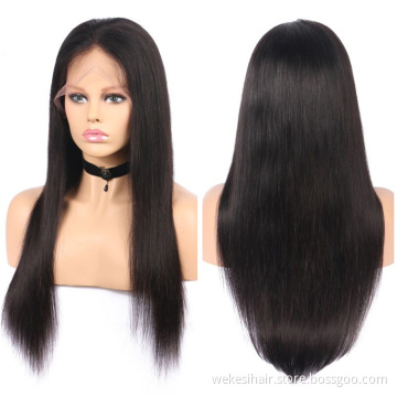 2021 Hot Selling Wholesale Free Shipping Cuticle Aligned Unprocessed Brazilian Hair Virgin Human Hair Full Lace Wigs